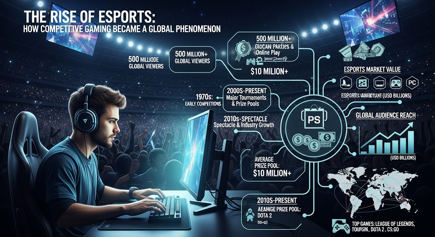 The Evolution and Impact of Esports: From Hobby to Global Phenomenon